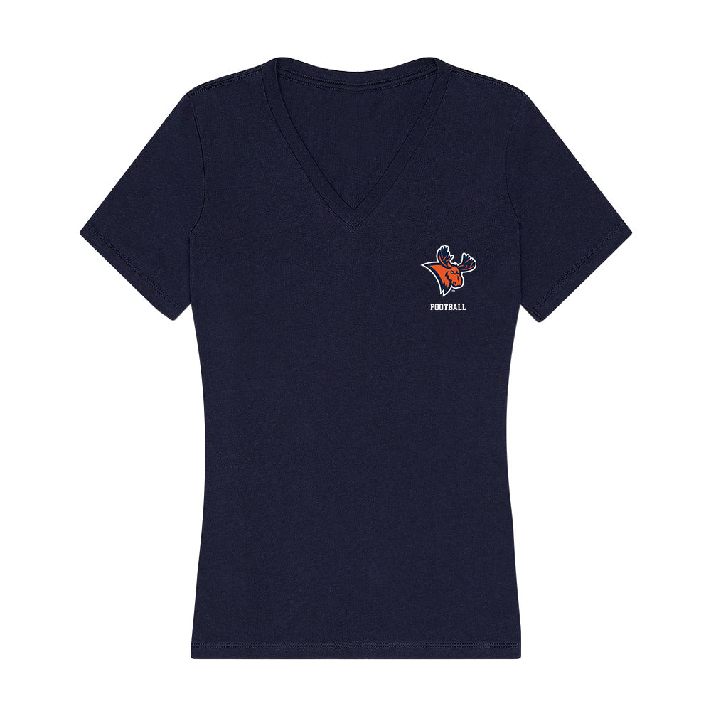 Utica - NCAA Football : Emajie White - Women's V-Neck T-Shirt-0