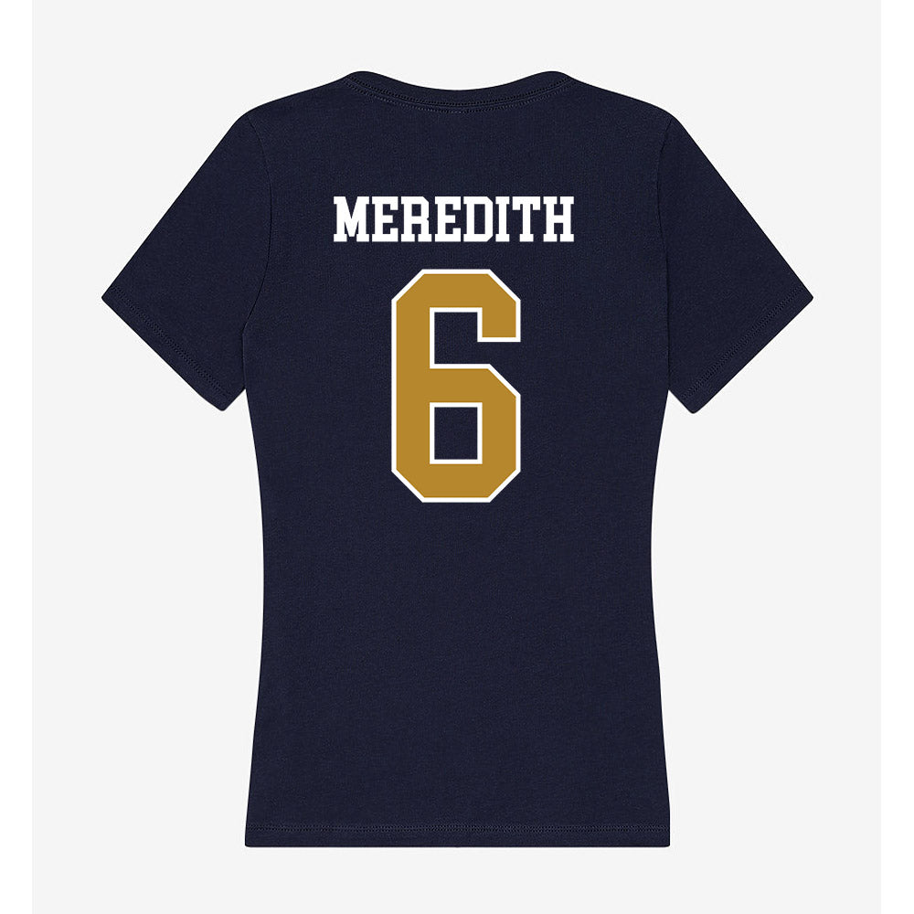 FIU - NCAA Softball : Kally Meredith - Women's V-Neck T-Shirt-1