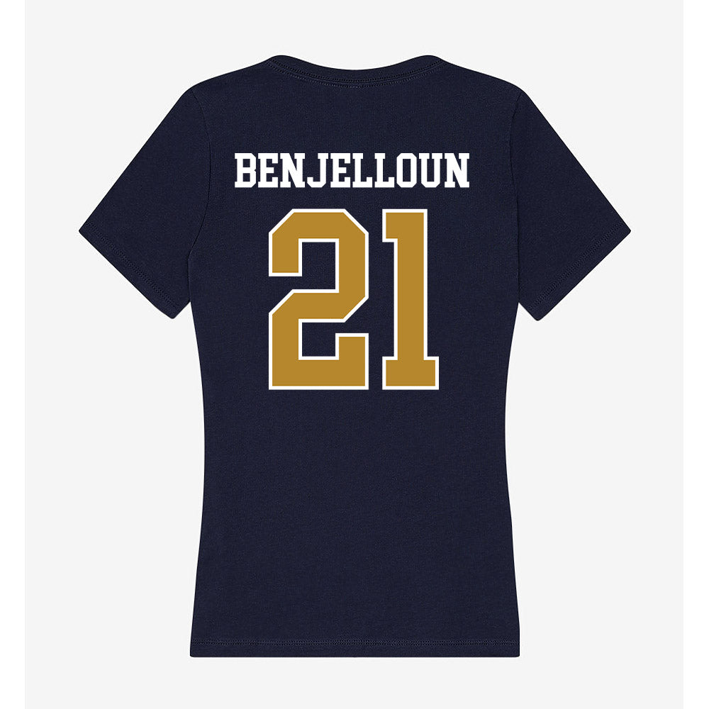 FIU - NCAA Men's Soccer : Jad Benjelloun - Women's V-Neck T-Shirt-1