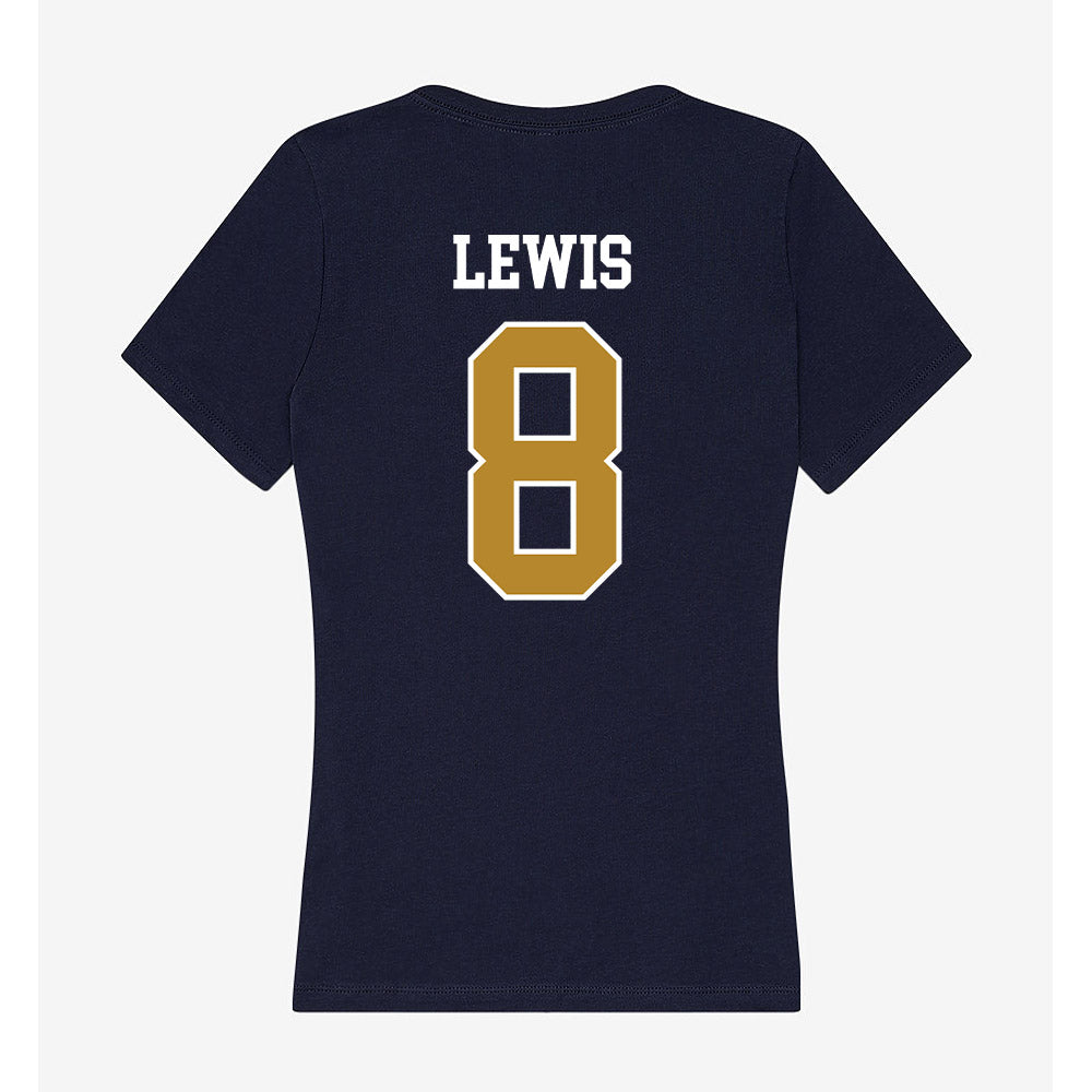 FIU - NCAA Football : Juju Lewis - Women's V-Neck T-Shirt-1
