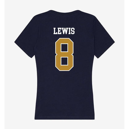 FIU - NCAA Football : Juju Lewis - Women's V-Neck T-Shirt-1