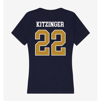 FIU - NCAA Women's Soccer : Adria Kitzinger - Women's V-Neck T-Shirt-1