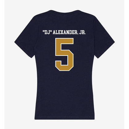 FIU - NCAA Football : Delancy "DJ" Alexander, Jr. - Women's V-Neck T-Shirt-1