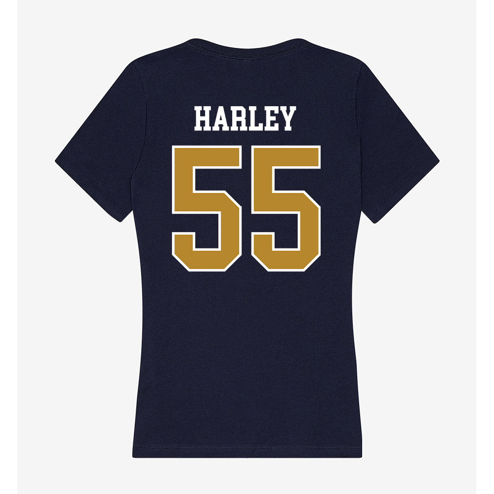 FIU - NCAA Football : Daveion Harley - Women's V-Neck T-Shirt-1