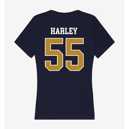 FIU - NCAA Football : Daveion Harley - Women's V-Neck T-Shirt-1