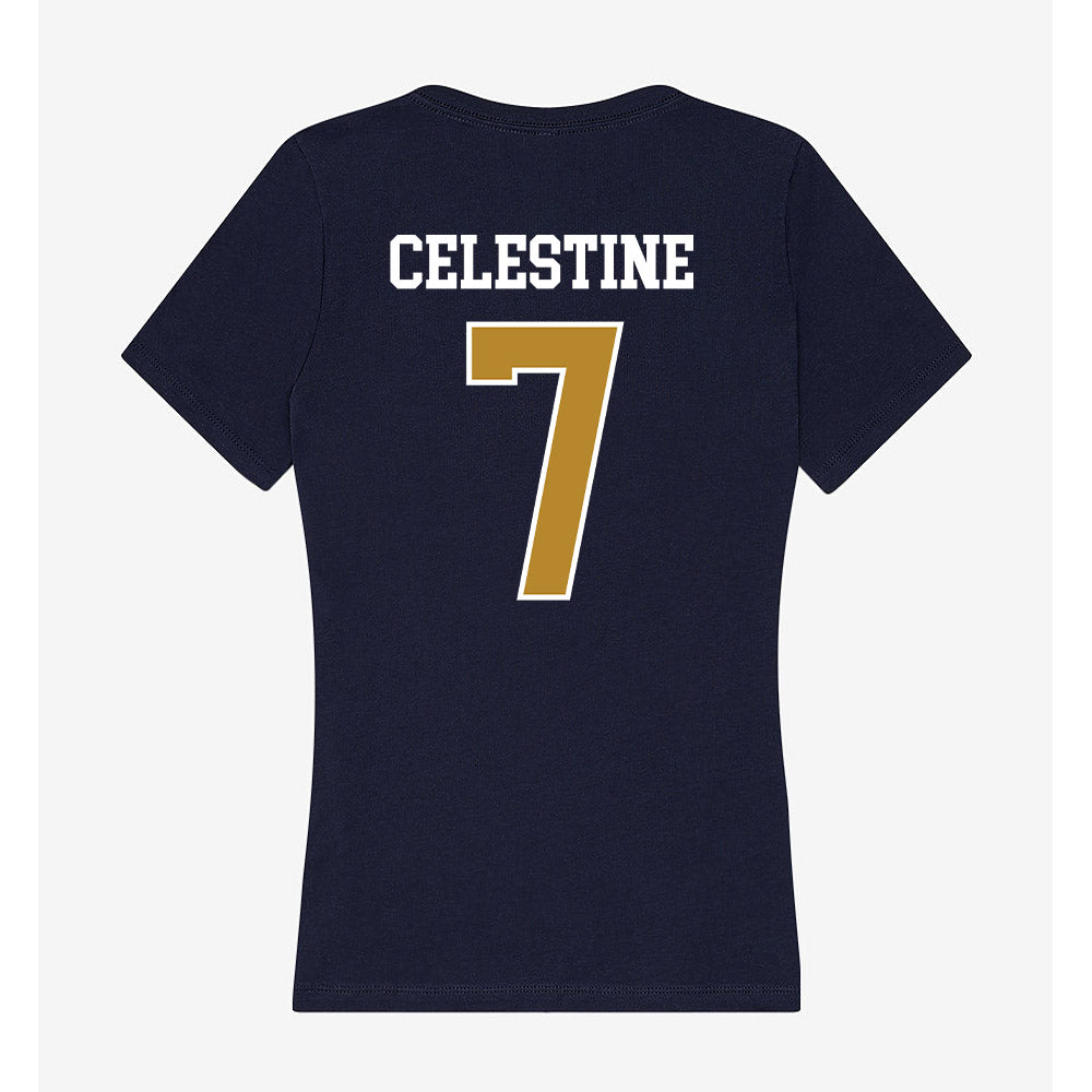 FIU - NCAA Football : Jai-Ayviauynn Celestine - Women's V-Neck T-Shirt-1