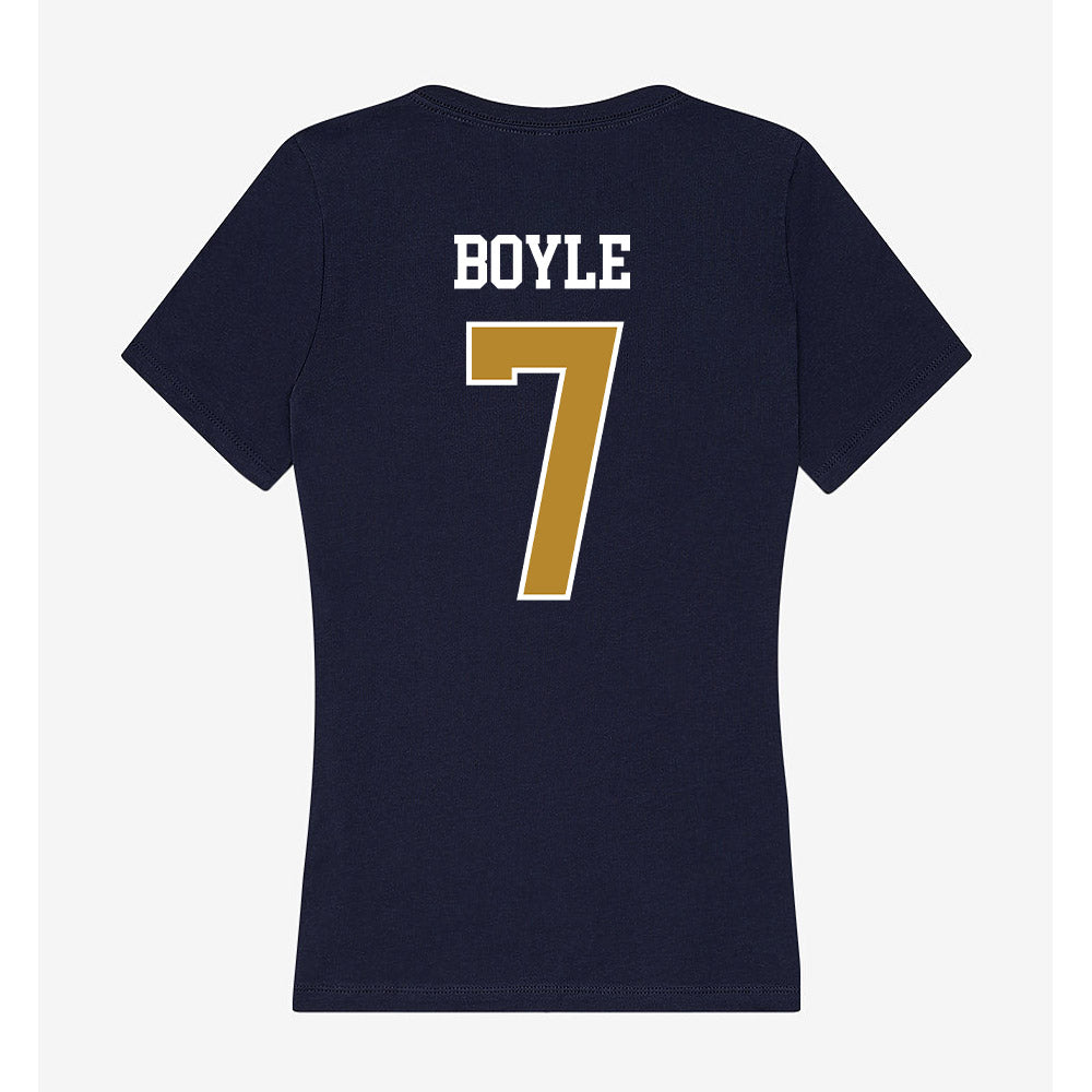 FIU - NCAA Beach Volleyball : Sarah Boyle - Women's V-Neck T-Shirt-1