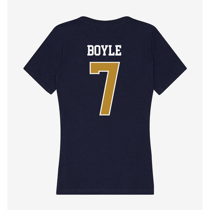 FIU - NCAA Beach Volleyball : Sarah Boyle - Women's V-Neck T-Shirt-1