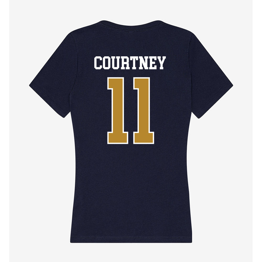 FIU - NCAA Football : Percy Courtney - Women's V-Neck T-Shirt-1