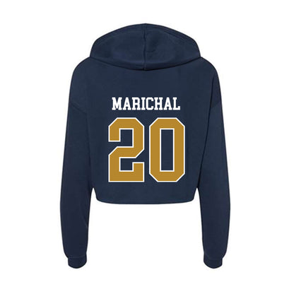 FIU - NCAA Baseball : Rudy Marichal - Women's Crop Fleece Hoodie-1