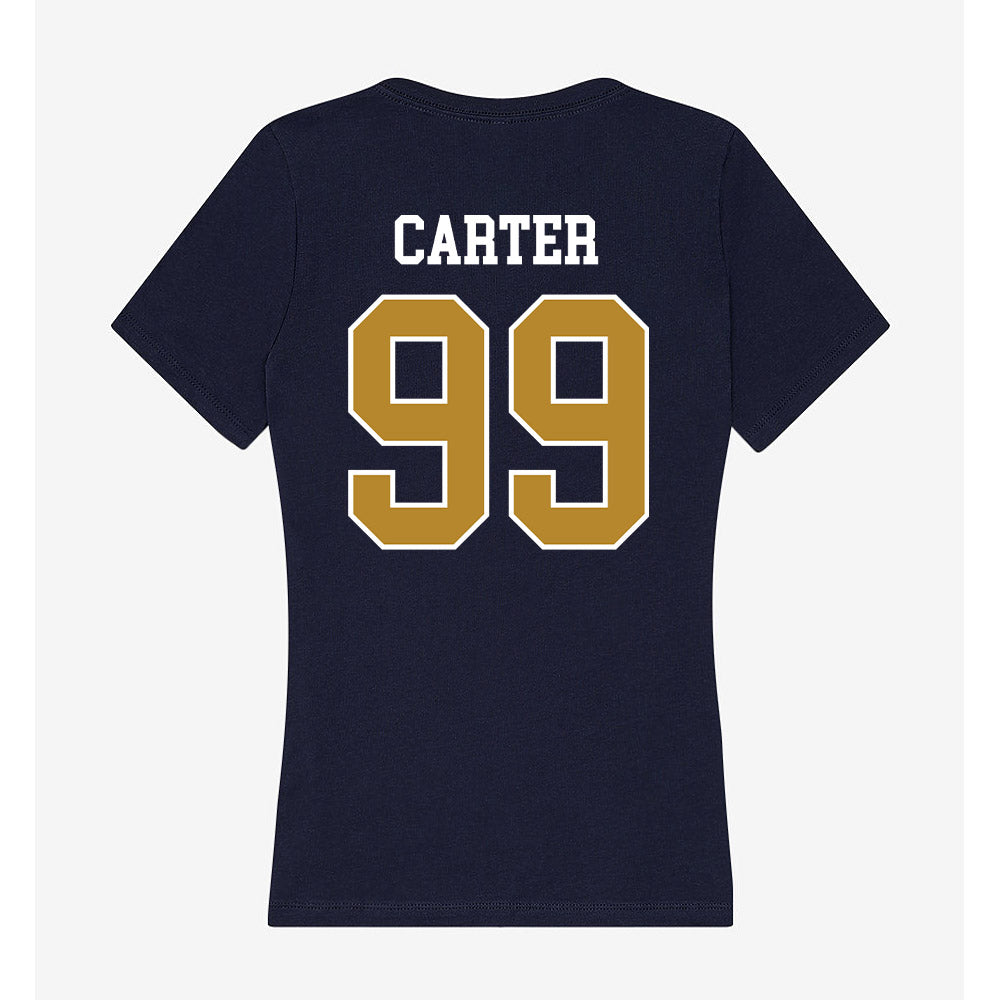 FIU - NCAA Football : Germaine Carter - Women's V-Neck T-Shirt-1