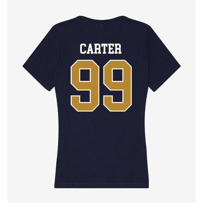 FIU - NCAA Football : Germaine Carter - Women's V-Neck T-Shirt-1
