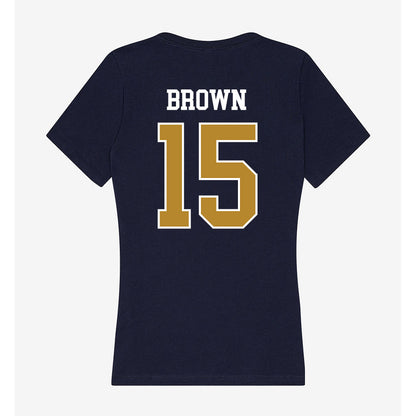FIU - NCAA Football : Tyderick Brown - Women's V-Neck T-Shirt-1
