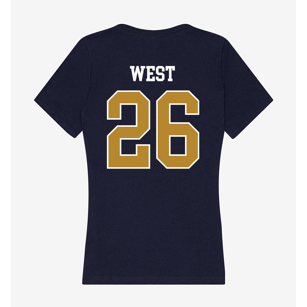 FIU - NCAA Football : Zay West - Women's V-Neck T-Shirt-1