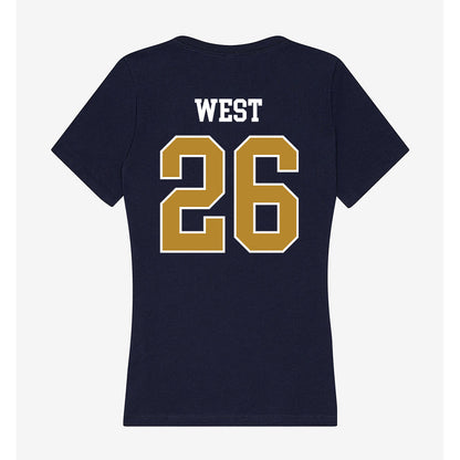 FIU - NCAA Football : Zay West - Women's V-Neck T-Shirt-1