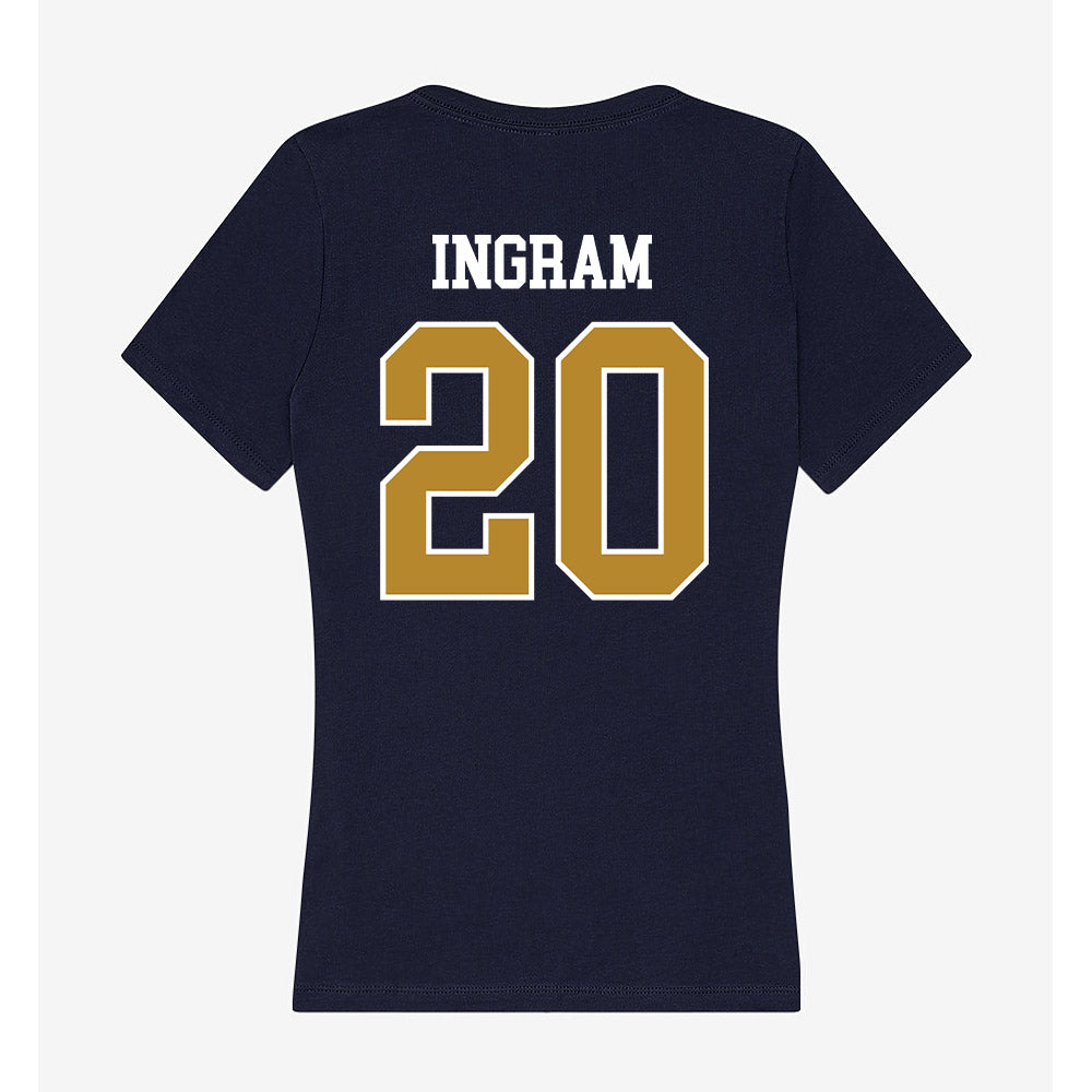 FIU - NCAA Football : Kiyante Ingram - Women's V-Neck T-Shirt-1