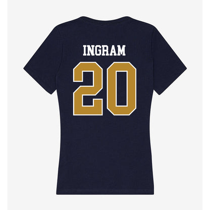FIU - NCAA Football : Kiyante Ingram - Women's V-Neck T-Shirt-1
