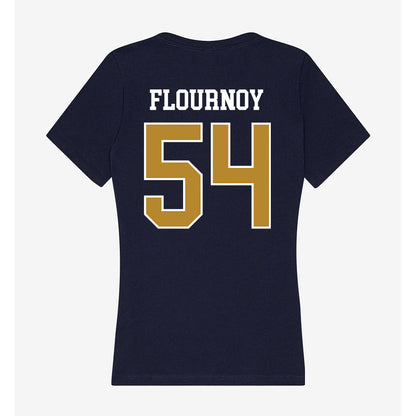 FIU - NCAA Football : Zaire Flournoy - Women's V-Neck T-Shirt-1