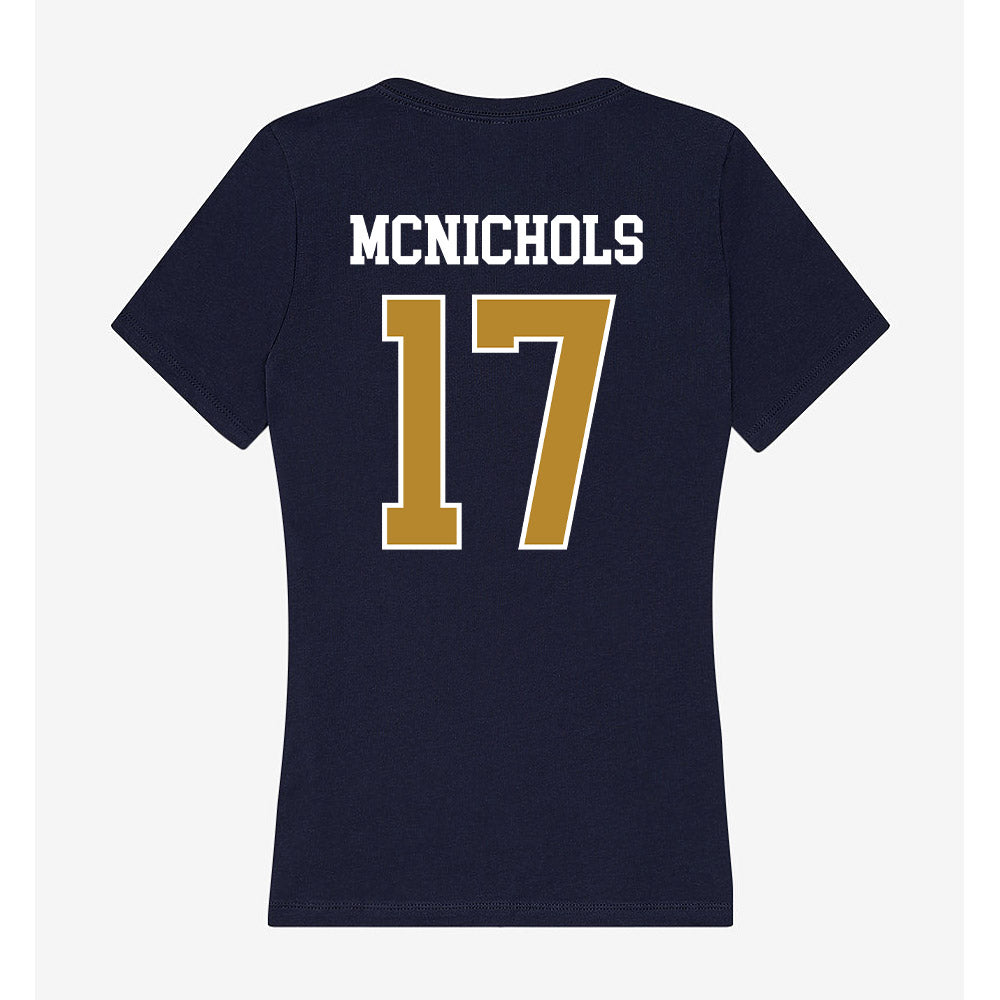 FIU - NCAA Softball : Brooke McNichols - Women's V-Neck T-Shirt-1