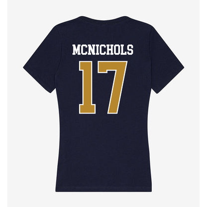 FIU - NCAA Softball : Brooke McNichols - Women's V-Neck T-Shirt-1