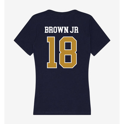 FIU - NCAA Football : Andre Brown Jr - Women's V-Neck T-Shirt-1