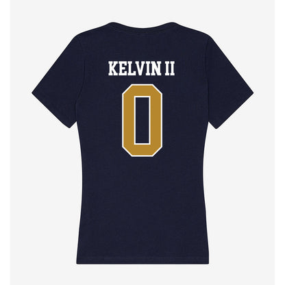FIU - NCAA Men's Basketball : Mikey Kelvin II - Women's V-Neck T-Shirt-1