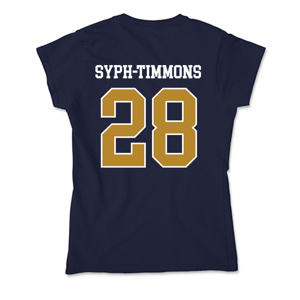 FIU - NCAA Football : Orlando Syph-Timmons - Soft Style Women’s T-Shirt-1