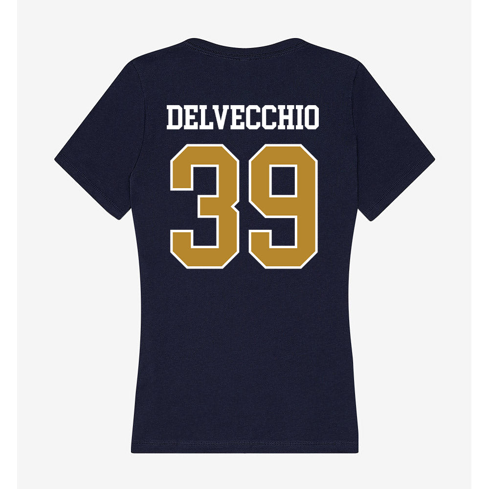 FIU - NCAA Baseball : Matthew Delvecchio - Women's V-Neck T-Shirt-1
