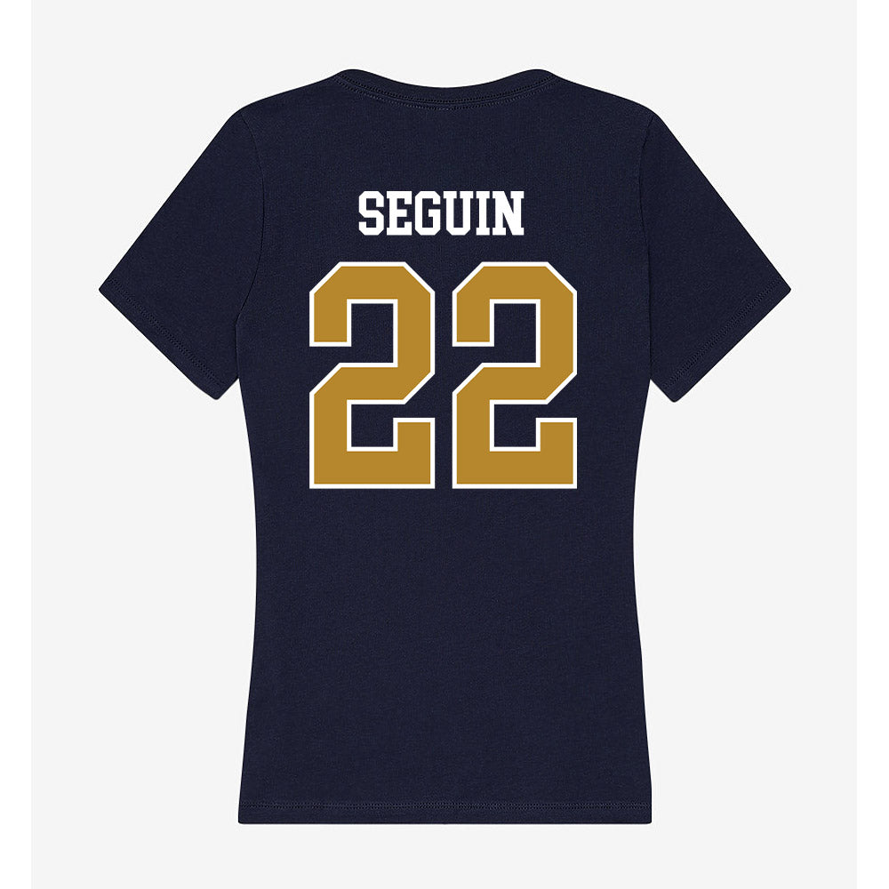 FIU - NCAA Women's Golf : Amandine Seguin - Women's V-Neck T-Shirt-1