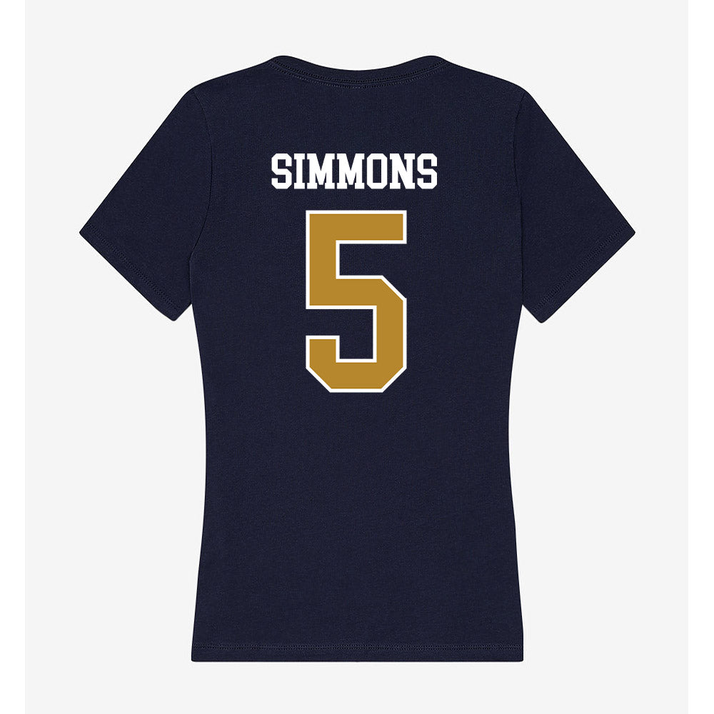 FIU - NCAA Football : Kenton Simmons - Women's V-Neck T-Shirt-1