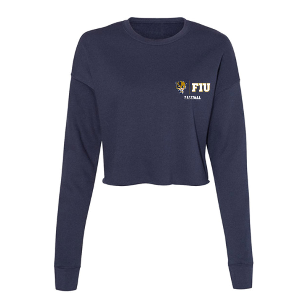 FIU - NCAA Baseball : Rudy Marichal - Women's Cropped Crew Fleece-0
