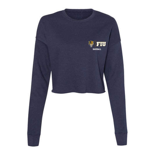 FIU - NCAA Baseball : Rudy Marichal - Women's Cropped Crew Fleece-0
