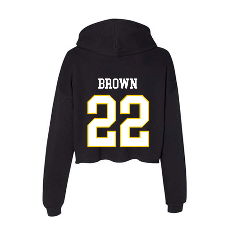 Southeastern - NCAA Baseball : David Brown - Women's Crop Fleece Hoodie-1