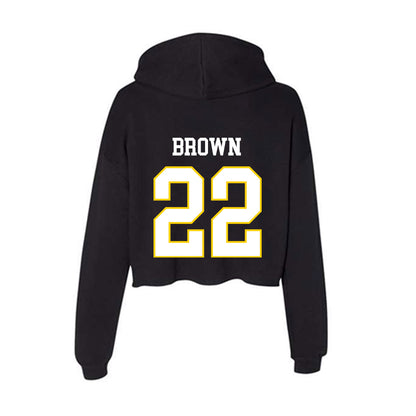 Southeastern - NCAA Baseball : David Brown - Women's Crop Fleece Hoodie-1