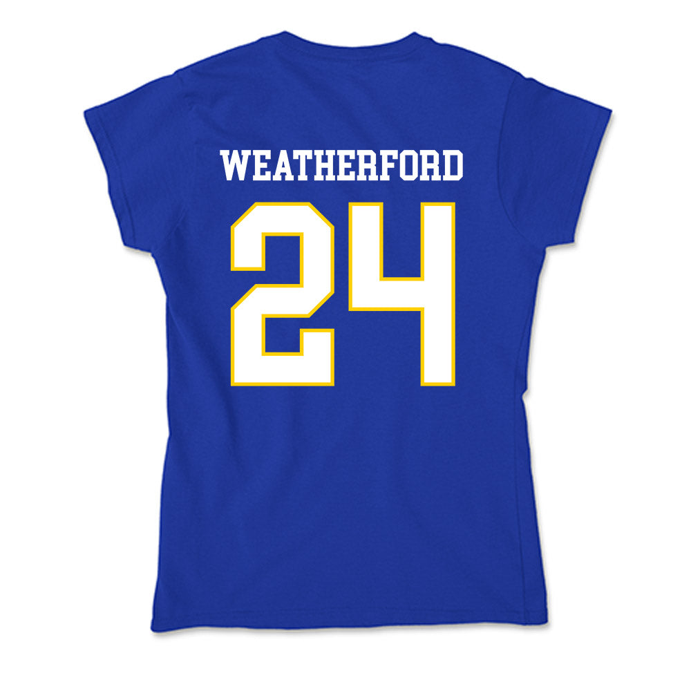 Southeastern - NCAA Women's Volleyball : Laura Weatherford - Soft Style Women’s T-Shirt-1