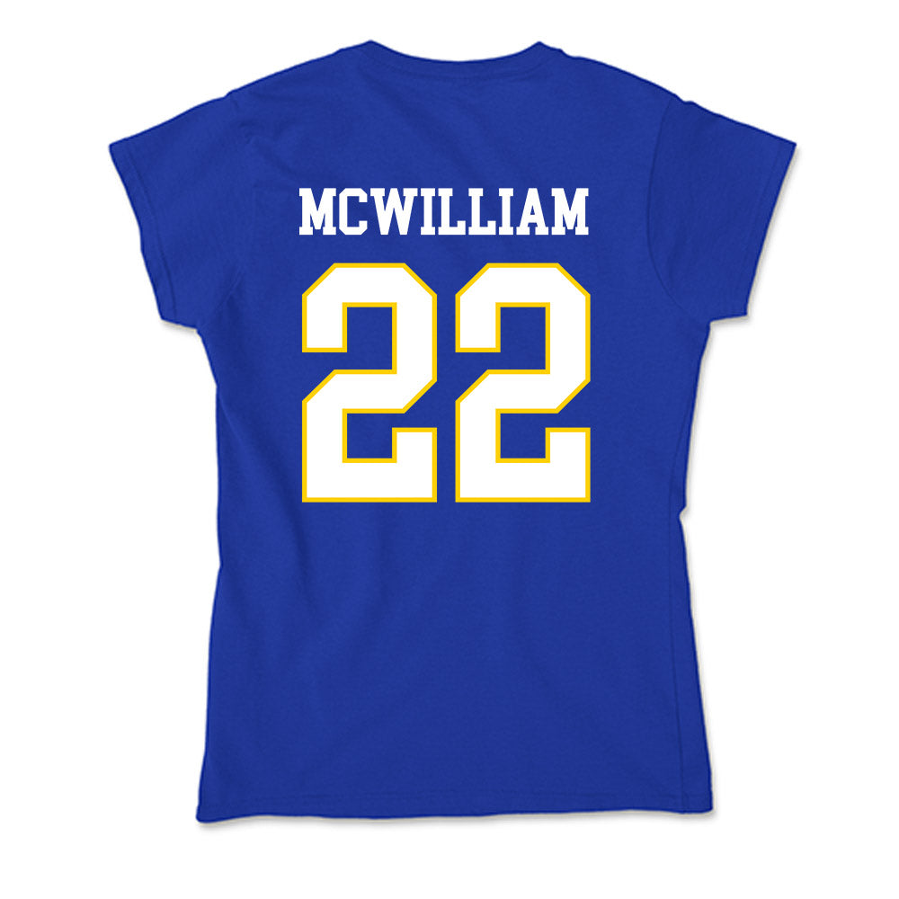 Southeastern - NCAA Men's Basketball : Saxon McWilliam - Soft Style Women’s T-Shirt-1