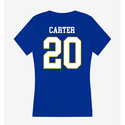 Southeastern - NCAA Football : Zion Carter - Women's V-Neck T-Shirt-1