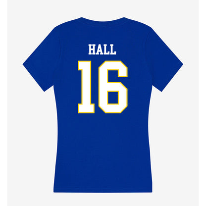 Southeastern - NCAA Women's Volleyball : Kynadi Hall - Women's V-Neck T-Shirt-1