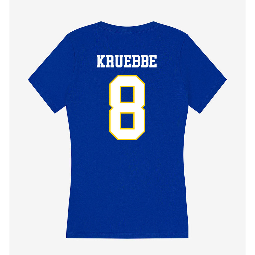 Southeastern - NCAA Women's Volleyball : Faith Kruebbe - Women's V-Neck T-Shirt-1