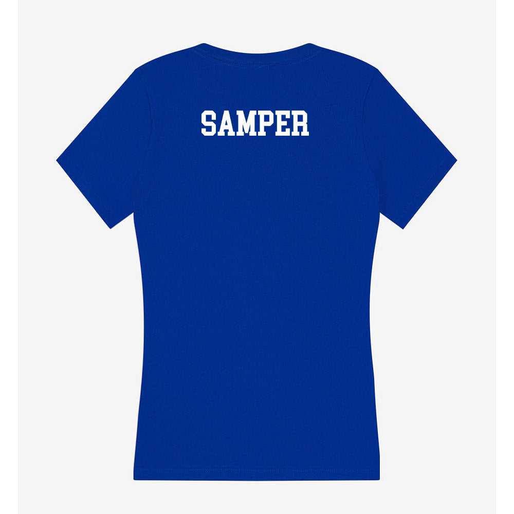Southeastern - NCAA Women's Track & Field : Mireyda Samper - Women's V-Neck T-Shirt-1