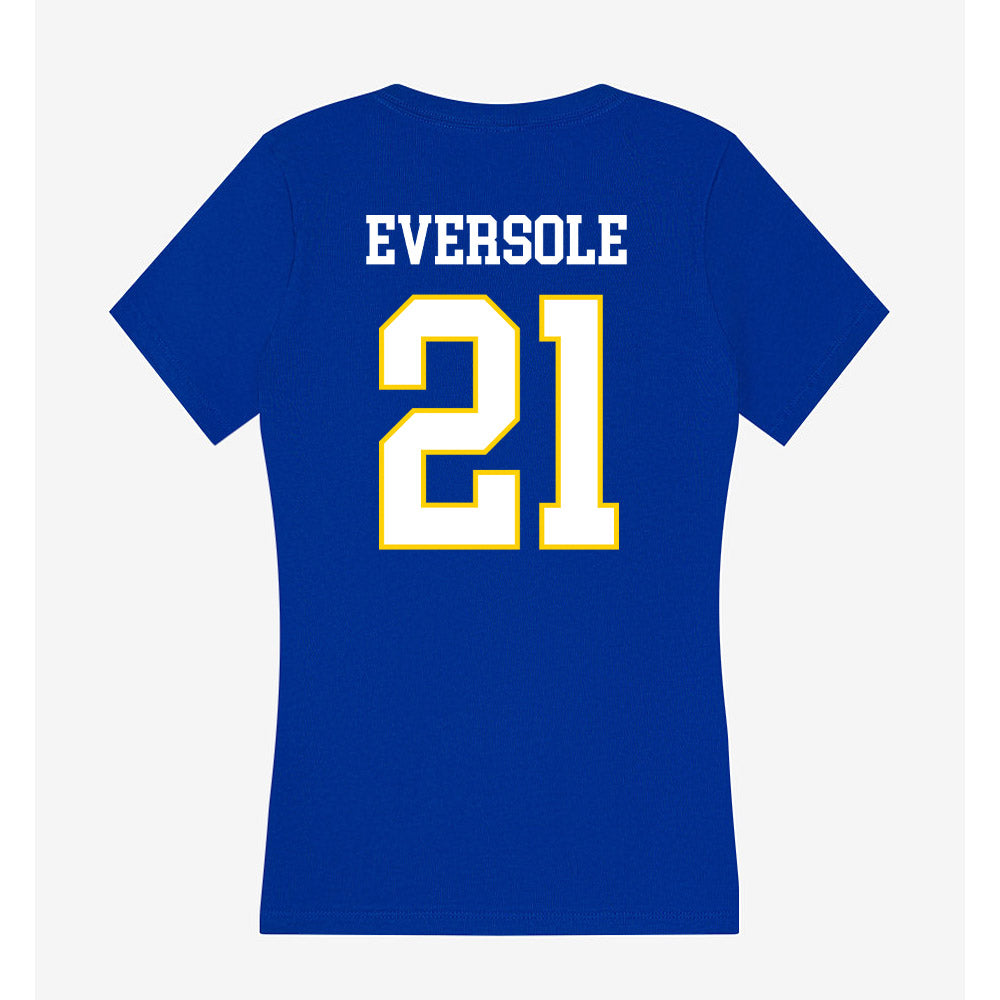 Southeastern - NCAA Women's Basketball : Chloe Eversole - Women's V-Neck T-Shirt-1