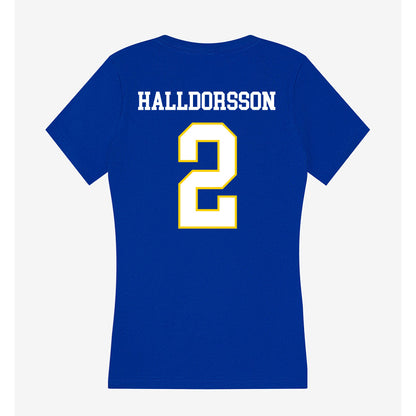 Southeastern - NCAA Men's Basketball : Daniel Halldórsson - Women's V-Neck T-Shirt-1