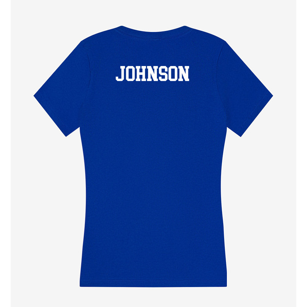 Southeastern - NCAA Men's Track & Field : Jada Johnson - Women's V-Neck T-Shirt-1