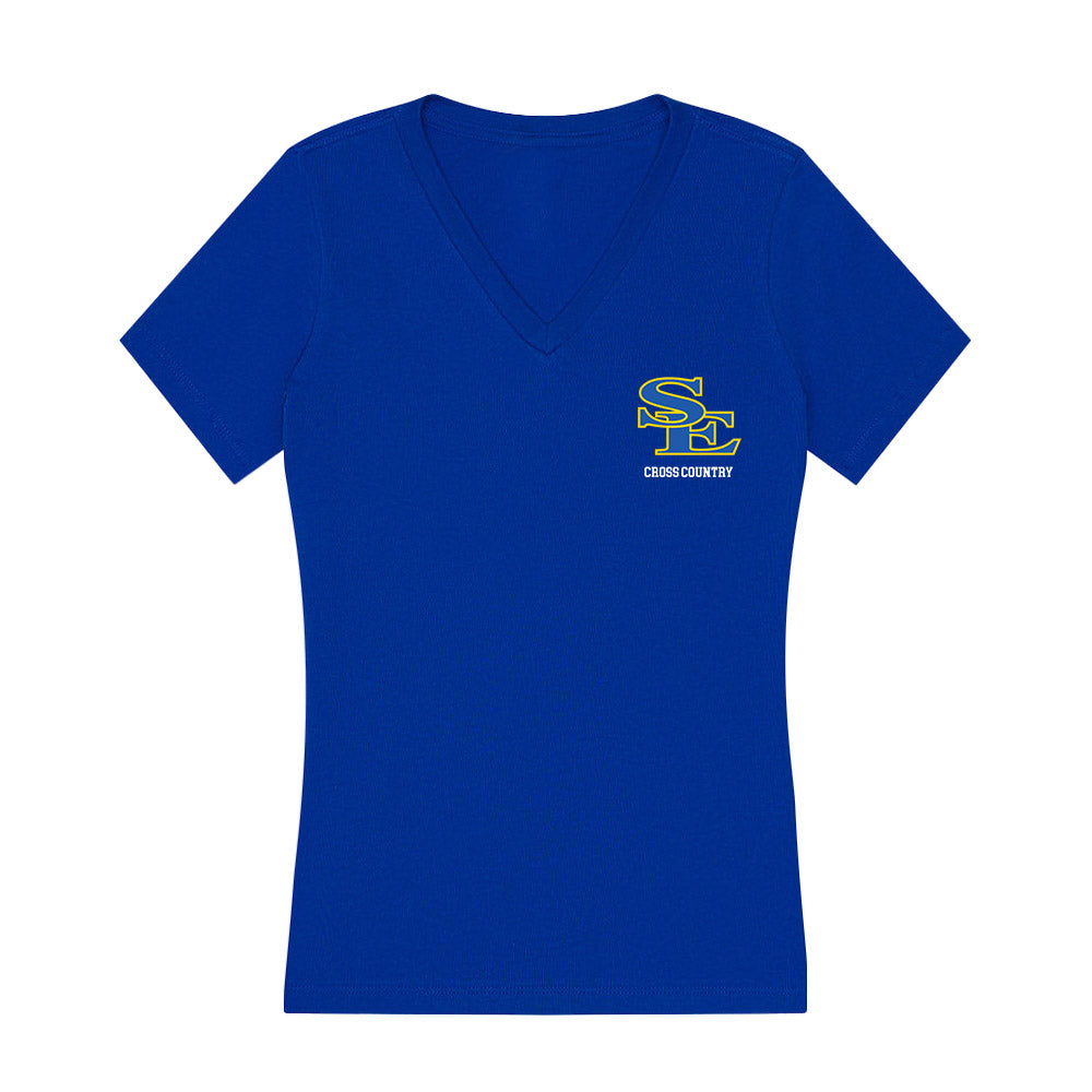 Southeastern - NCAA Women's Cross Country : Tatum Cross - Women's V-Neck T-Shirt-0