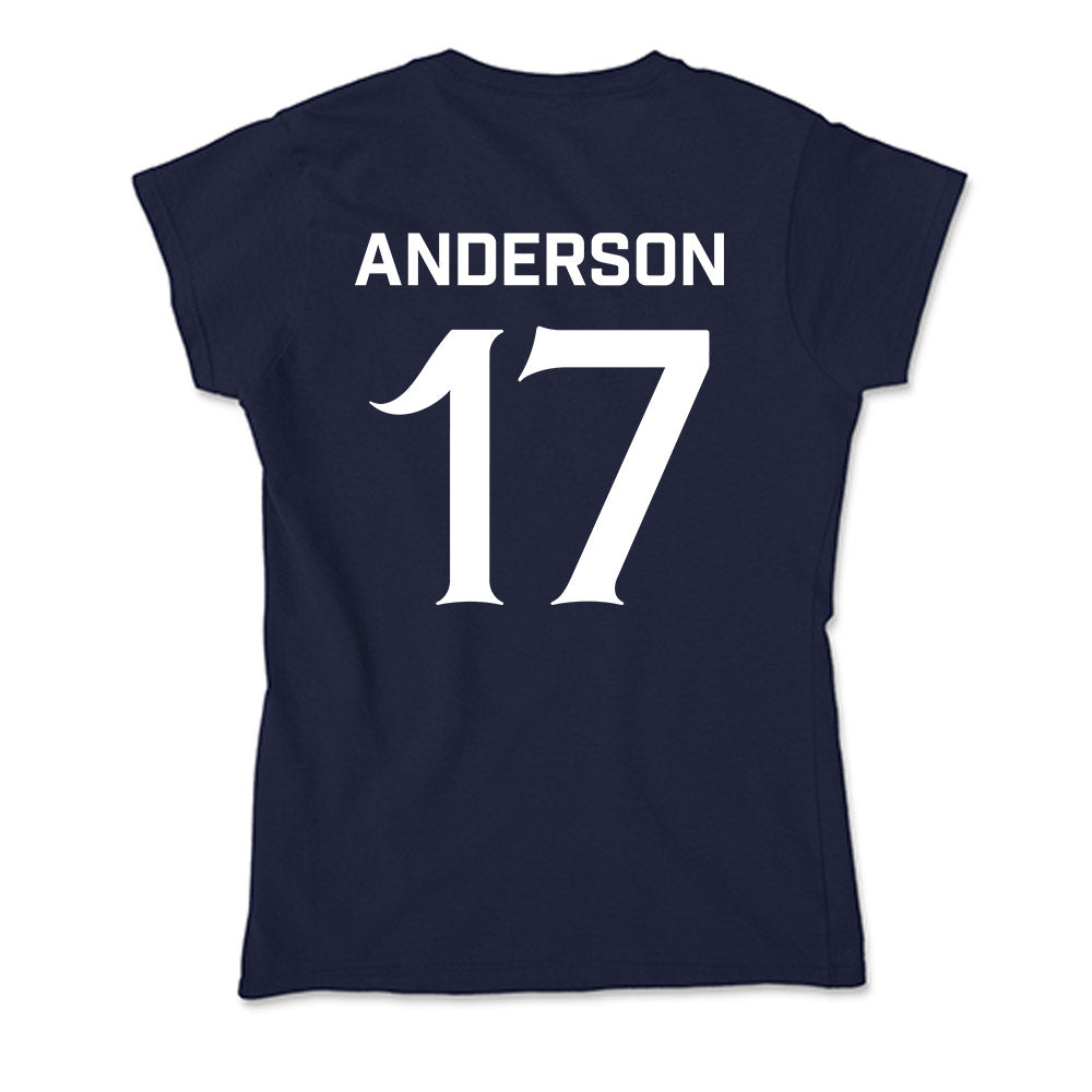 Queens - NCAA Men's Soccer : Jaiden Anderson - Soft Style Women’s T-Shirt-1