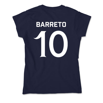  Queens - NCAA Women's Basketball : Ana Barreto - Soft Style Women’s T-Shirt-1