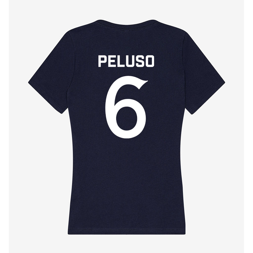 Queens - NCAA Women's Volleyball : Tyler Peluso - Women's V-Neck T-Shirt-1