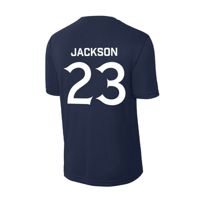 Queens - NCAA Men's Volleyball : Adamah Jackson - Activewear T-Shirt-1