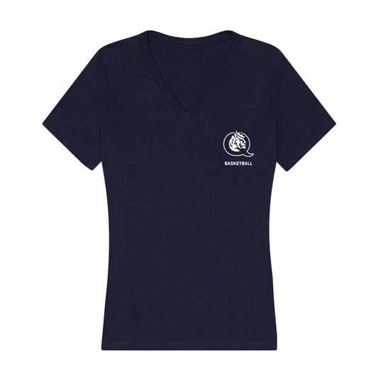 Queens - NCAA Women's Basketball : Ahmani Klabunde - Women's V-Neck T-Shirt-0
