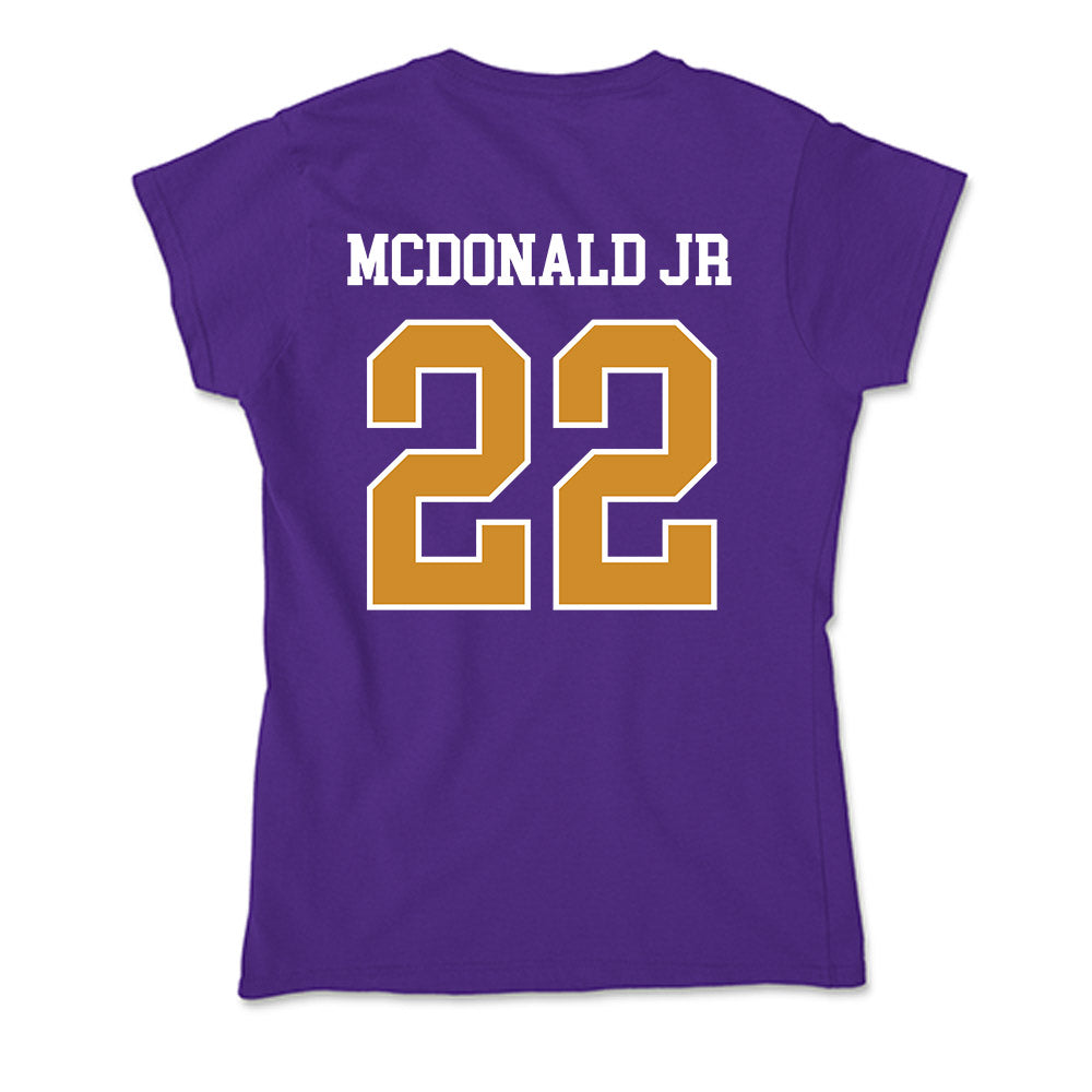 Alcorn - NCAA Football : Carl McDonald jr - Soft Style Women’s T-Shirt-1